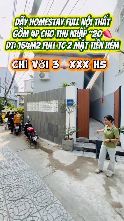 Bán Dãy Homestay Hẻm 284 Nguyễn Trung Trực, Rạch Giá, 154m² - Đầu Tư Sinh Lời Ngay!