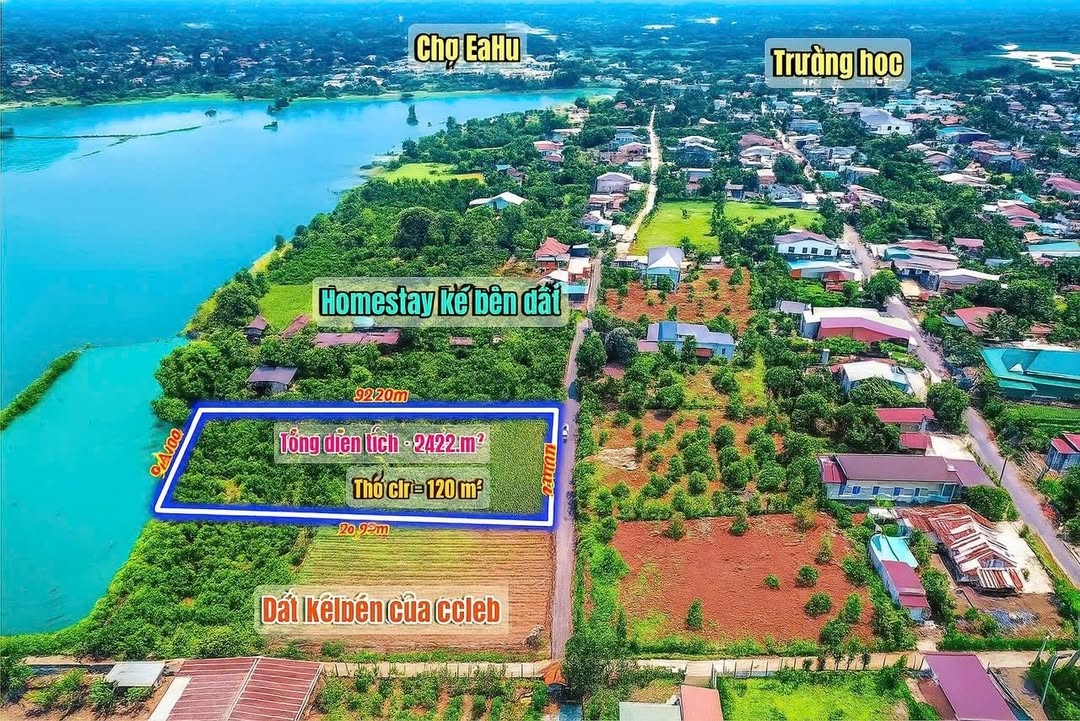 Đất nền Cư Kuin Đắk Lắk 2420m² chỉ 1.79 tỷ - Sổ riêng, vị trí đẹp!