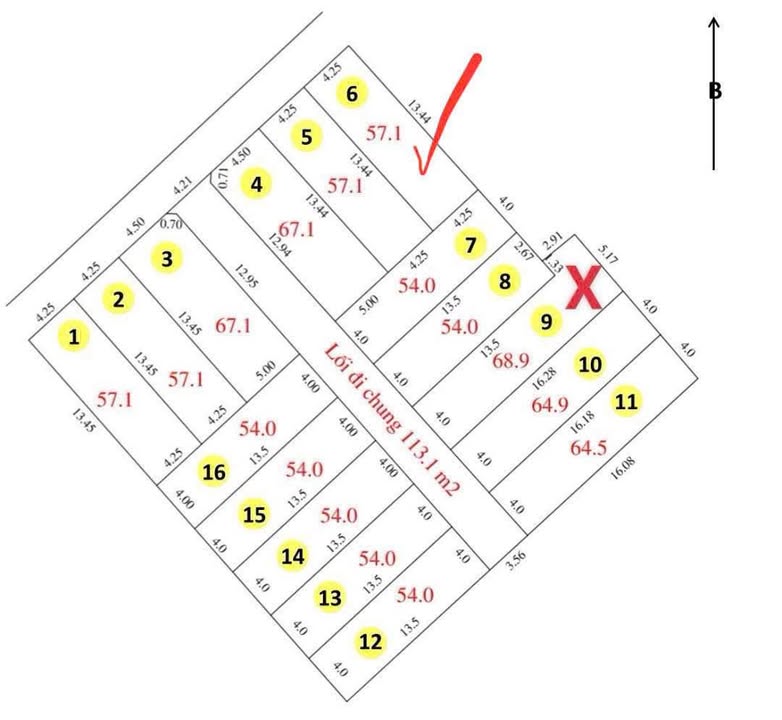 Đất thổ cư 54m² tại Bắc Thượng - Quang Tiến, Sóc Sơn chỉ 1,8 tỷ - Đầu tư lý tưởng!