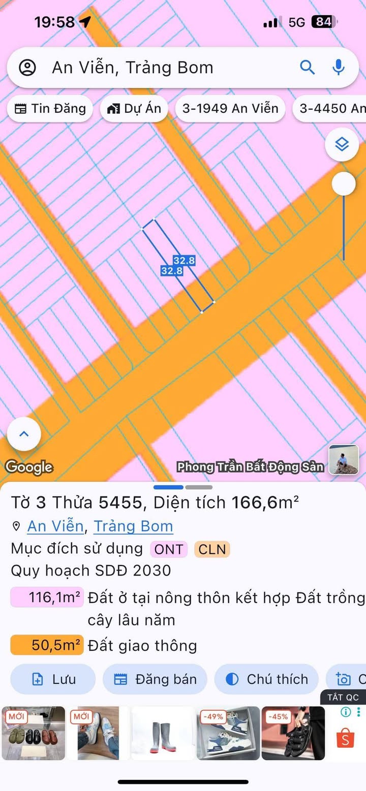 Đất thổ cư mặt tiền Trần Vĩnh Lộc 160m² giá chỉ 2.8 tỷ - Cơ hội đầu tư tuyệt vời!