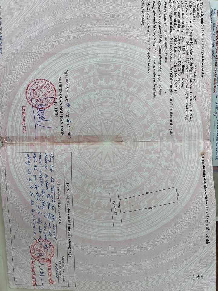 Đất nền Hòa Quý Đà Nẵng 113m² giá thỏa thuận - Bán nhanh giảm giá 50 triệu!