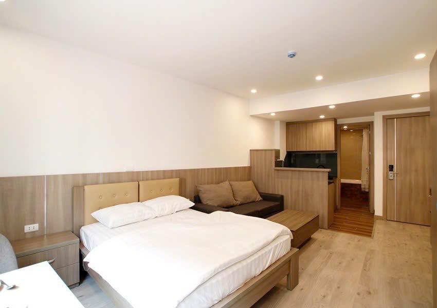 Cho thuê căn hộ studio 50m² tại Hoàng Quốc Việt - Nội thất đầy đủ, vào ở ngay!