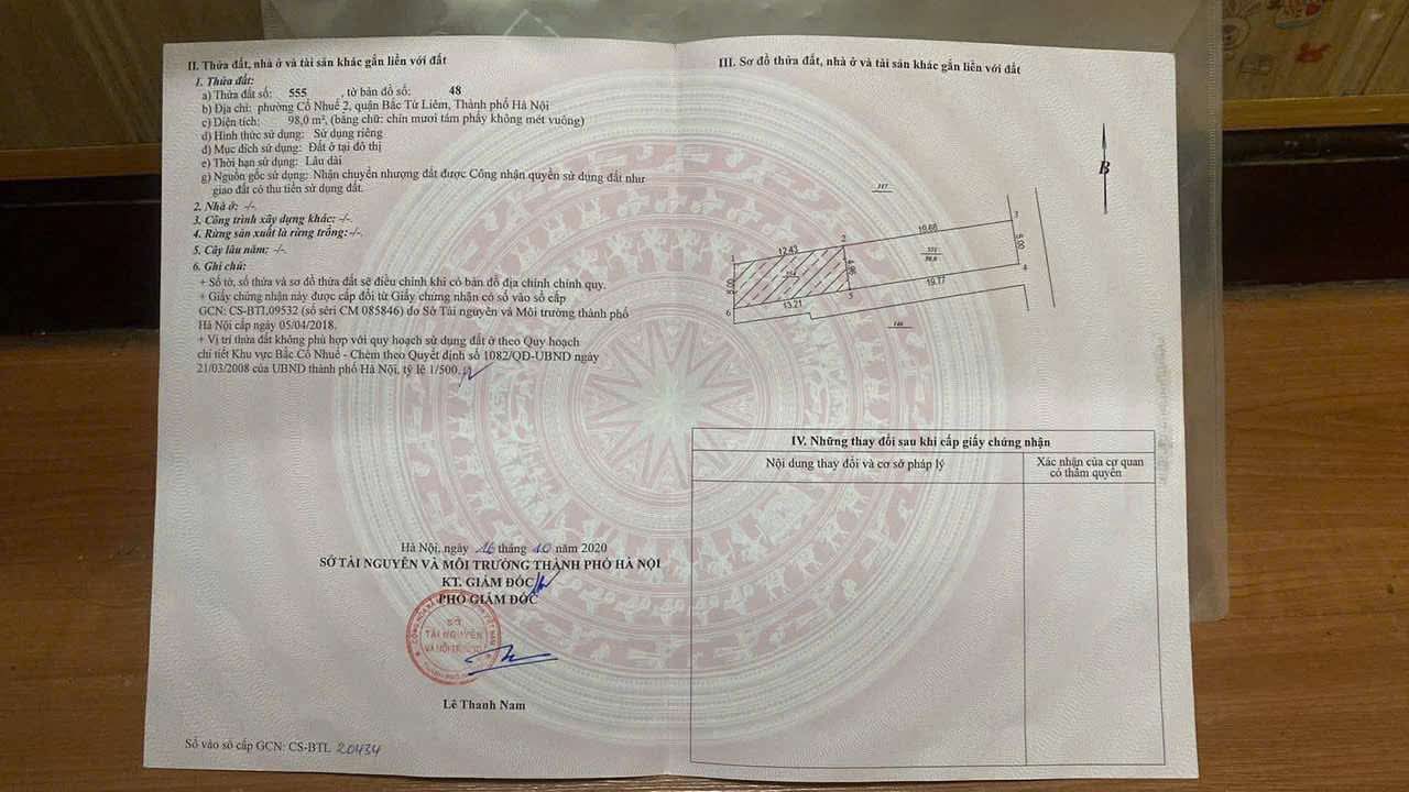 Nhà lô góc Cổ Nhuế Bắc Từ Liêm 98m² giá 14.2 tỷ - Sổ đỏ chính chủ giao ngay!