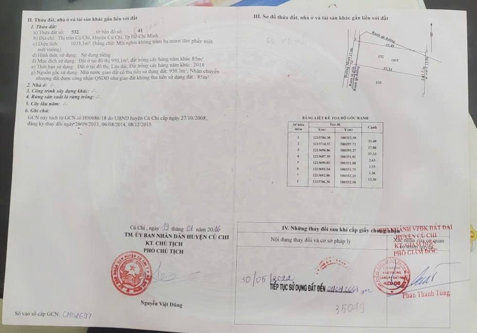 Đất mặt tiền đường 12A, Củ Chi 1.035m² giá 20 tỷ - Cơ hội đầu tư tuyệt vời!