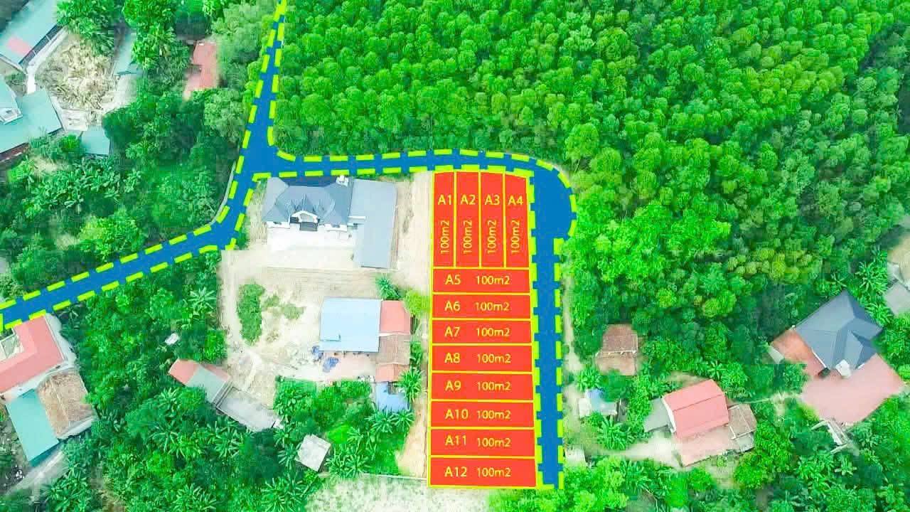 Đất nền thổ cư 100m² tại xã Xuân Hòa, Lập Thạch - Giao thông thuận lợi, sổ đỏ chính chủ!