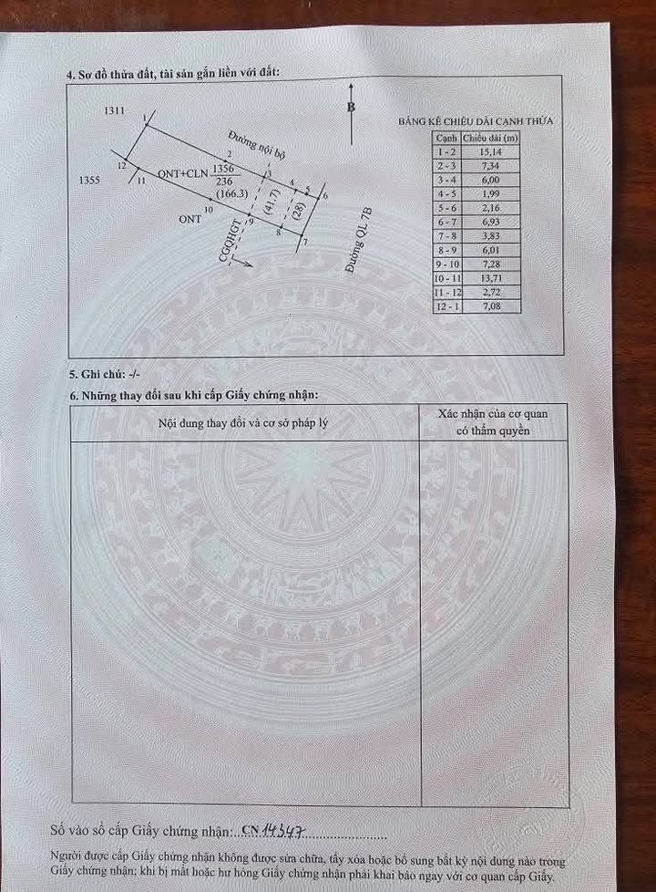 Đất vàng 7B Bắc Thành, Yên Thành 208m² - Cơ hội đầu tư hiếm có!