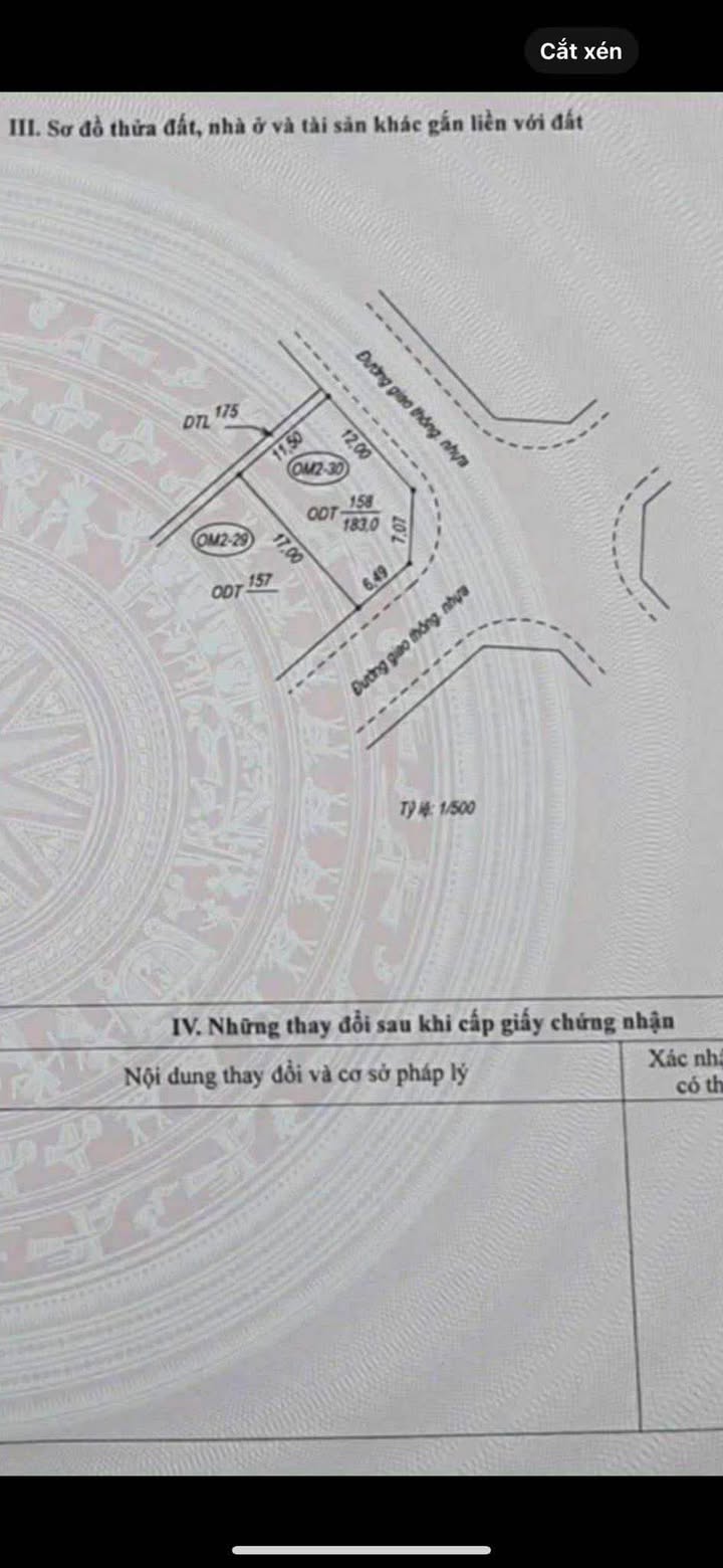 Đất dự án Tk4 Bắc Lý 183m² giá 2.6 tỷ - Cơ hội đầu tư tuyệt vời!