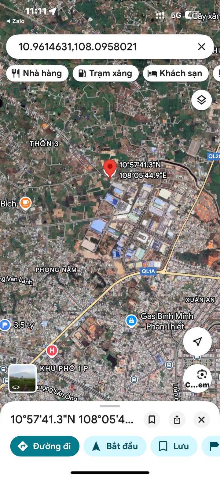 Bán đất thổ cư MT nhựa Hàm Liêm 130m² - Đầu tư sinh lời cao!