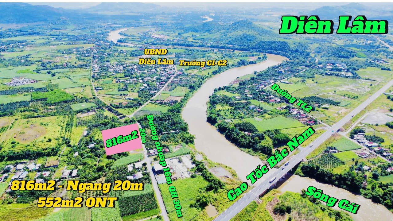 Đất nền Diên Lâm, Diên Khánh 138m² giá chỉ 850 triệu - Đầu tư sinh lời ngay!