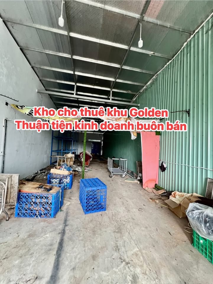 Nhà kho cho thuê tại Khu Golden City, P. Mỹ Hòa, 150m² - Giá chỉ 8 triệu/tháng!