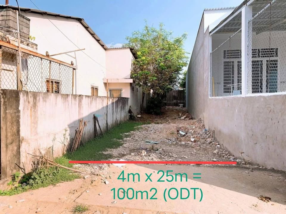 Bán đất thổ cư 100m² hẻm 1 đường Võ Tánh, Cái Răng, Cần Thơ - Giá chỉ 1.05 tỷ!