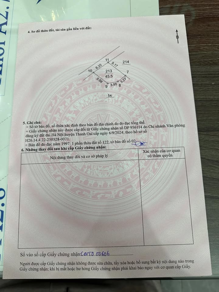 Đất nền chính chủ tại xã Dân Hòa, Thanh Oai 45.5m² chỉ 3 tỷ - Đường thông xe tải vào tận nơi!