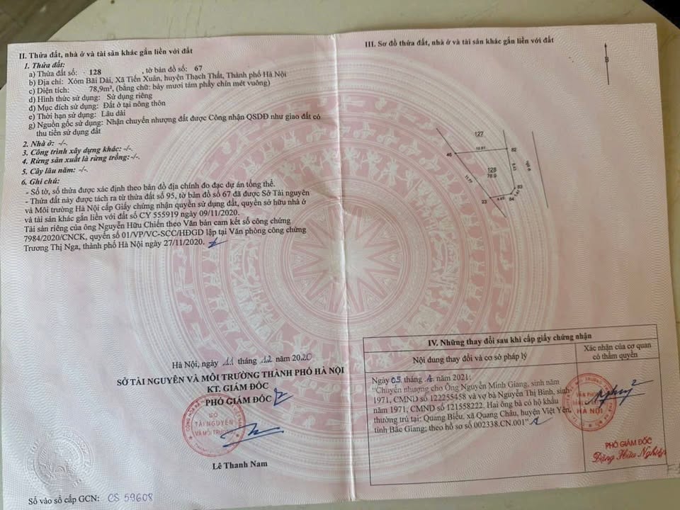 Đất Tiến Xuân 80m² giá 2 tỷ - Sổ đỏ chính chủ, không quy hoạch!