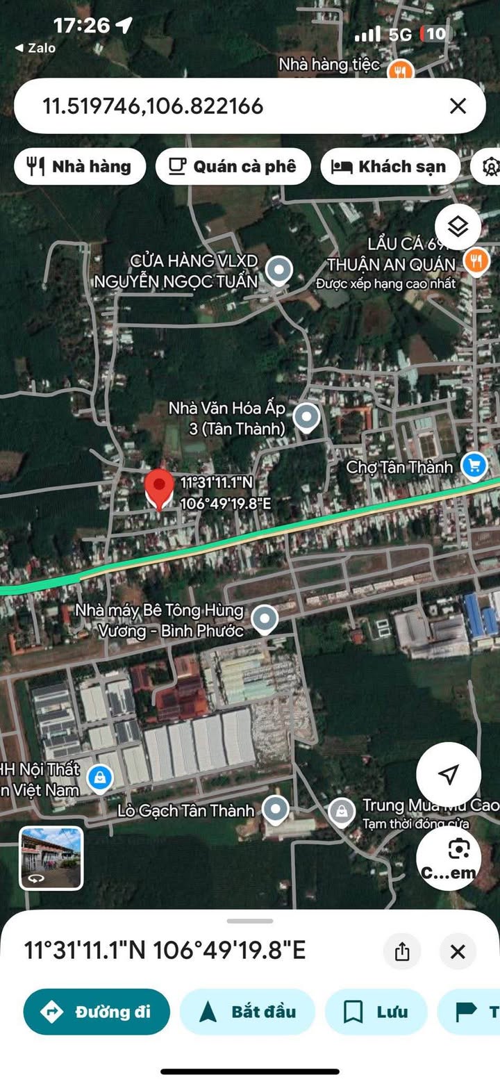 Đất nền Tân Thành Đồng Xoài 180m² giá 760 triệu - Gần chợ, đầu tư sinh lời!