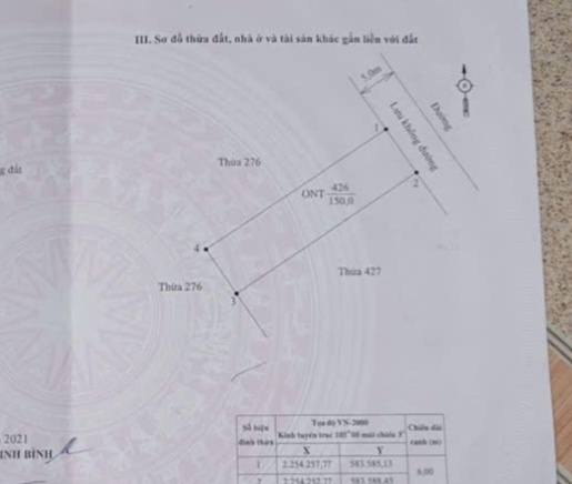 Đất nền Gia Thủy Nho Quan 150m² - Mặt đường lớn, giá chỉ vài trăm triệu
