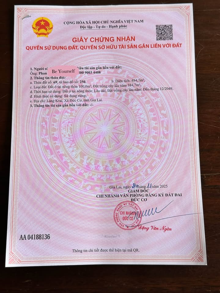 Đất nền chính chủ tại xã Ia Kriêng, huyện Đức Cơ, Gia Lai - Diện tích 5040m², giá 1 tỷ - Cơ hội đầu tư lý tưởng!