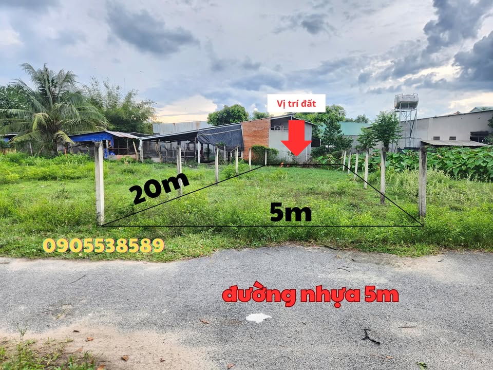 Đất Nhuận Đức Củ Chi 100m² giá 950 triệu - Sổ hồng chính chủ, đầu tư sinh lời!