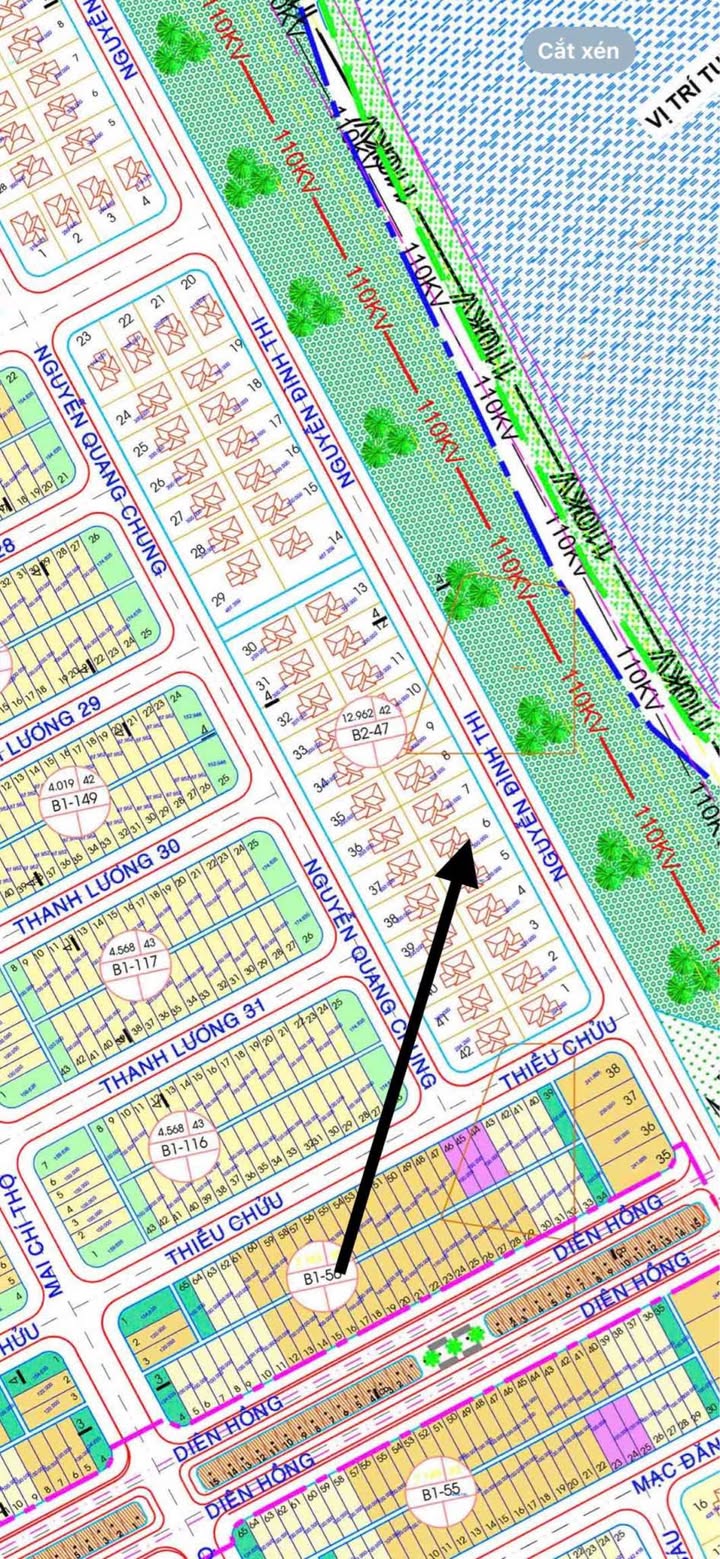 Đất liền kề đường Nguyễn Đình Thi, Hoà Xuân, Đà Nẵng 300m² - Vị trí đẹp, giá tốt!