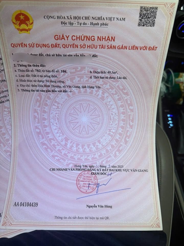 Đất nền Hòa Bình Thượng, Tân Tiến 49m² giá đầu tư - Tiềm năng sinh lời cao!