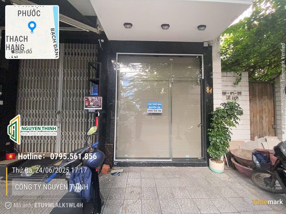 Nhà nguyên căn 4 tầng mặt tiền Lê Lợi, Hải Châu - Phù hợp kinh doanh, văn phòng!