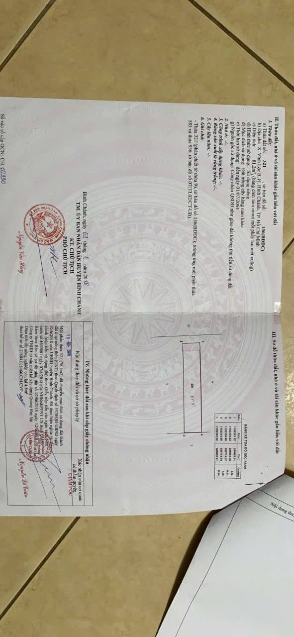 Đất nền Vĩnh Lộc B Bình Chánh 80m² giá 2.55 tỷ - Sổ hồng riêng, xây dựng tự do!