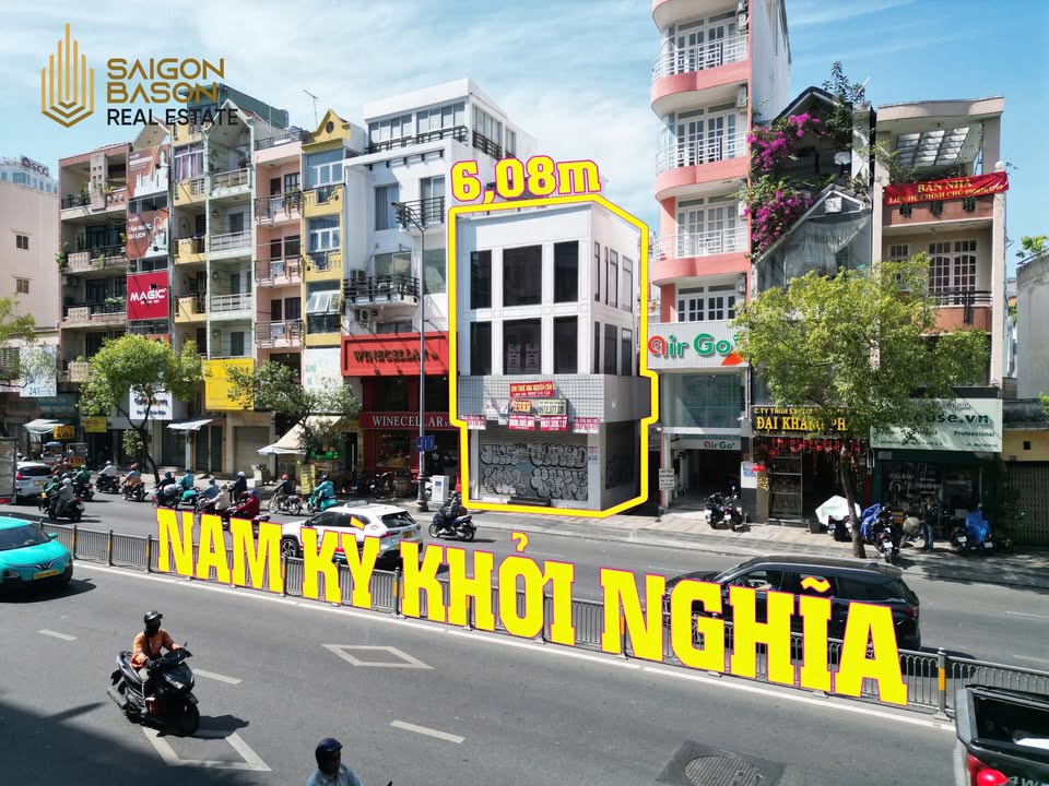 Nhà mặt tiền Nam Kỳ Khởi Nghĩa, Quận 3, 40m² giá 37 tỷ - Cơ hội đầu tư hiếm có!