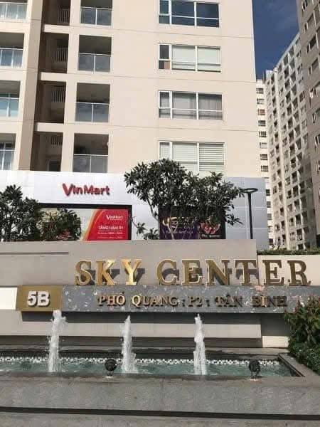 Căn hộ Sky Center Tân Bình 74m² giá 17 triệu - Đầy đủ nội thất, sẵn sàng cho thuê!