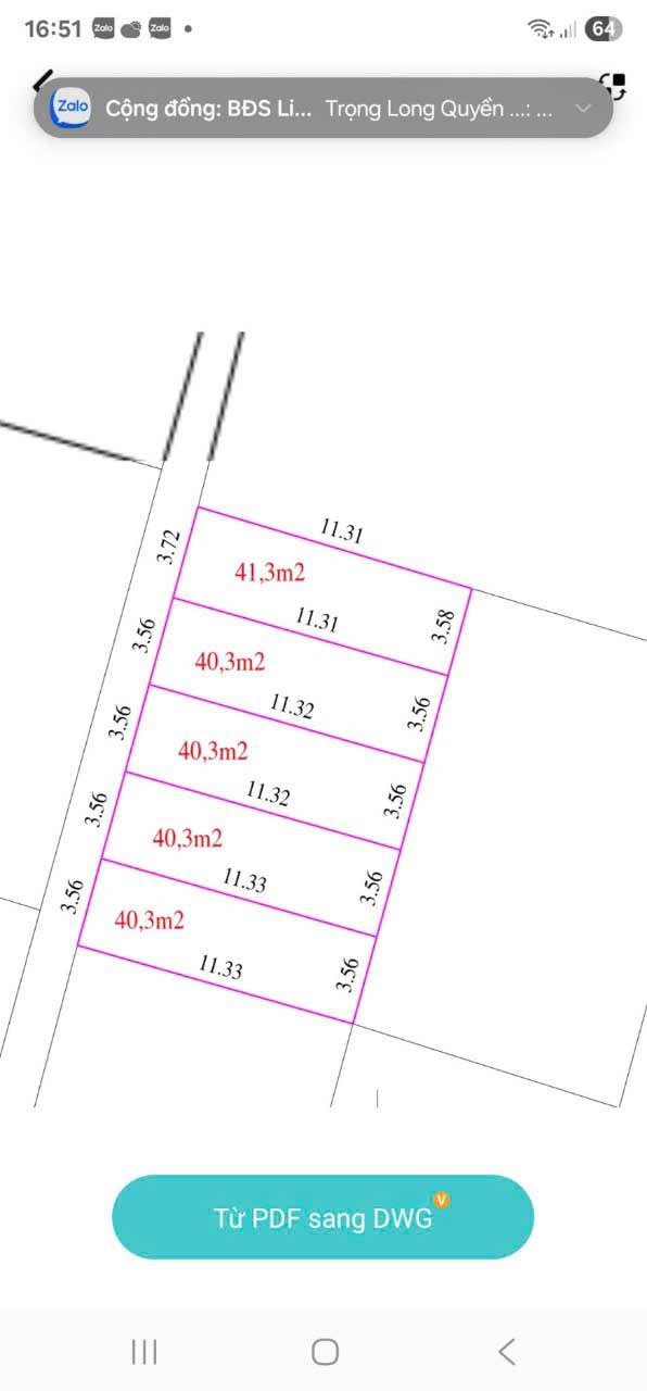 Đất Tiêu Long, Tương Giang, Từ Sơn 40m² giá 1.8 tỷ - Cơ hội đầu tư hiếm có!