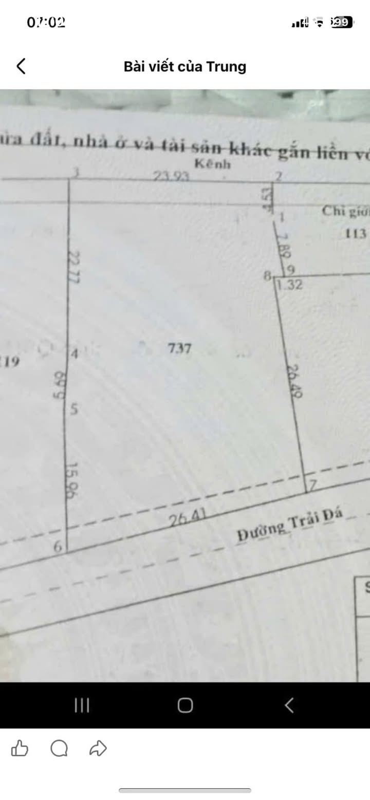 Đất nền Củ Chi 1027m² giá 2.3 tỷ - Cơ hội đầu tư hấp dẫn!