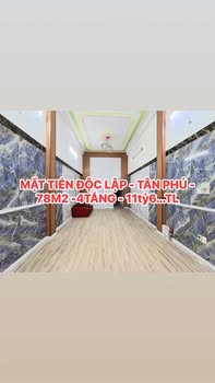 Nhà mặt tiền Tân Quý, Tân Phú 78m² giá 11.6 tỷ - Kinh doanh đỉnh cao!