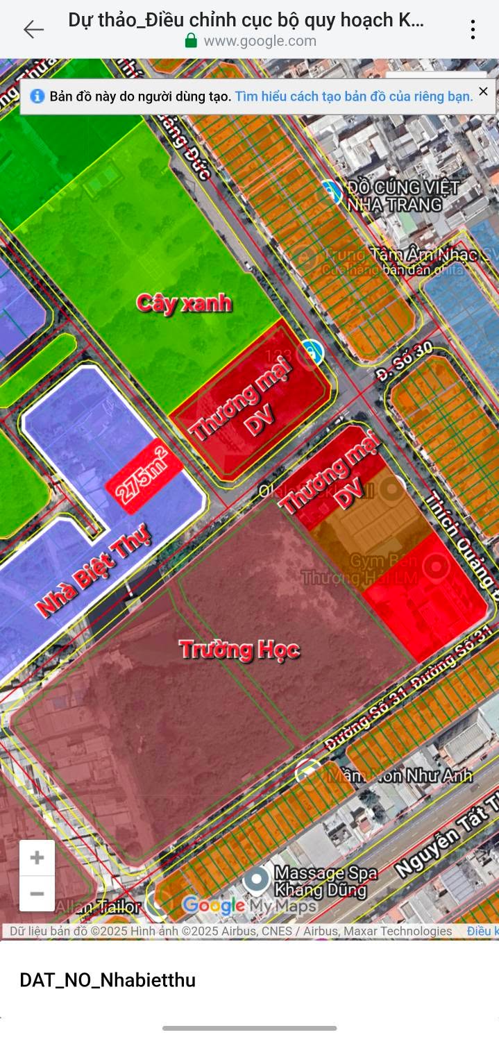 Bán lô biệt thự 275m² Khu đô thị VCN Phước Long A - Giá 12.9 tỷ, vị trí đắc địa!