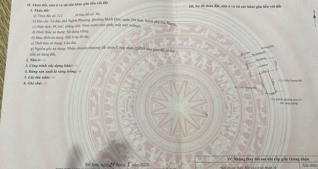 Đất mặt đường 403 Minh Đức Đồ Sơn 58m² giá chỉ 2 tỷ - Tiềm năng đầu tư lớn!