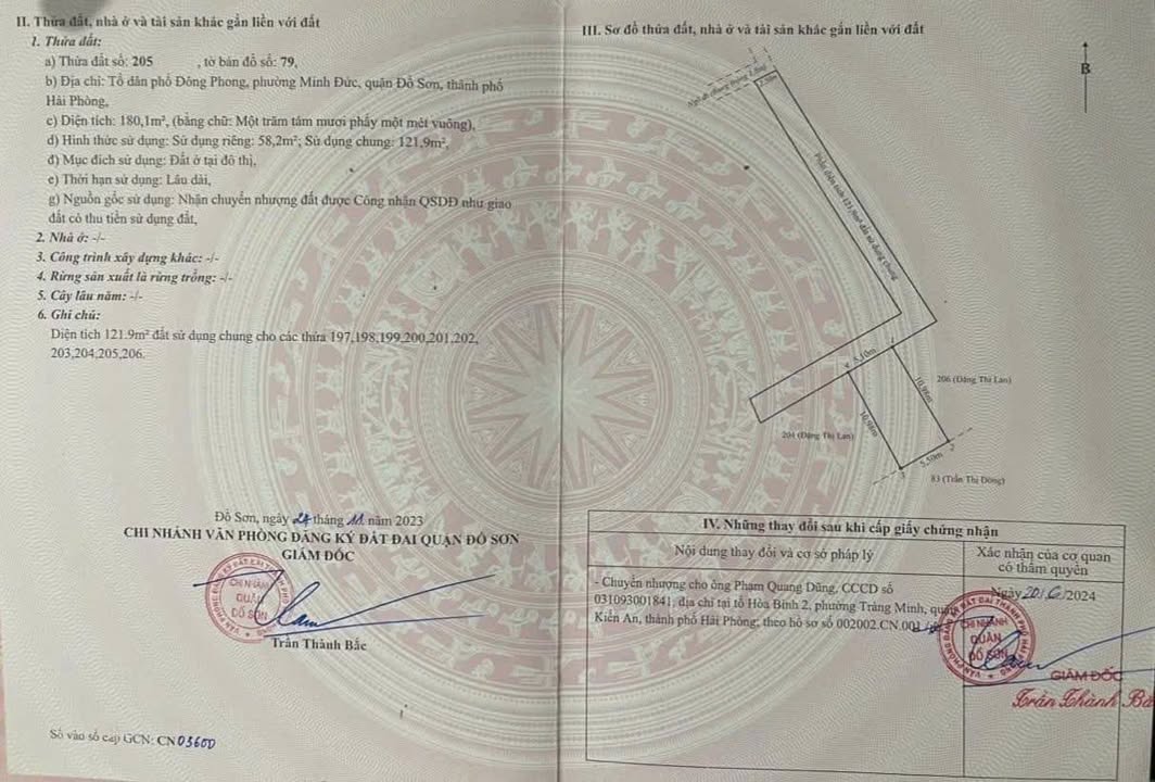 Đất nền TDP Đông Phong, Nam Đồ Sơn, Hải Phòng 58,2m² giá thỏa thuận - Đầu tư sinh lời!