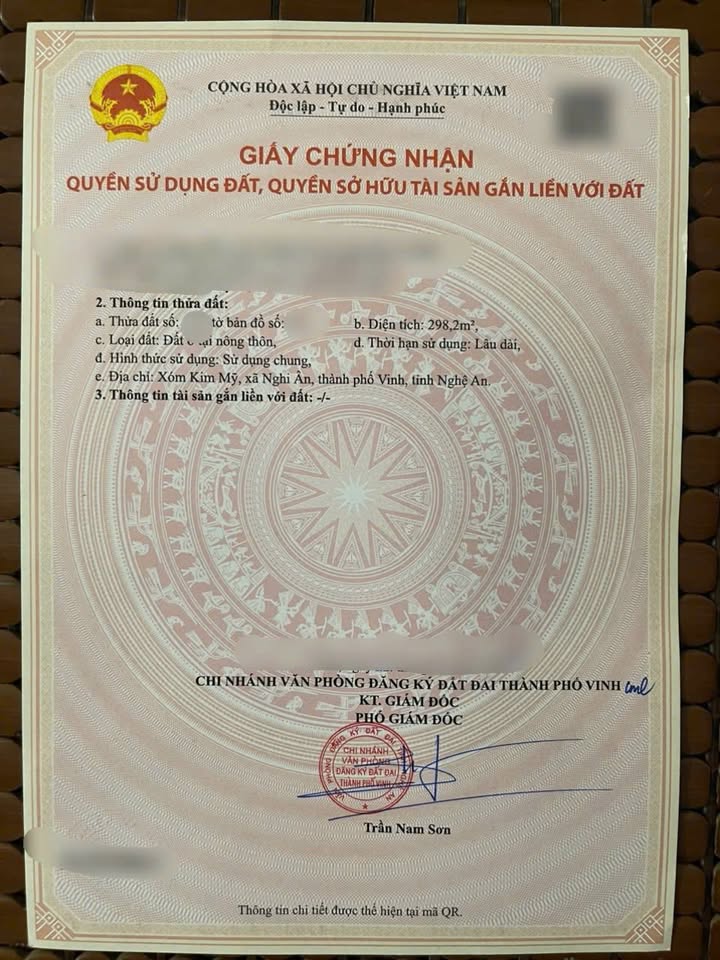 Đất thổ cư 298m² đường Kim Mỹ, Nghi Ân chỉ 4.175 tỷ - Cơ hội vàng đầu tư!