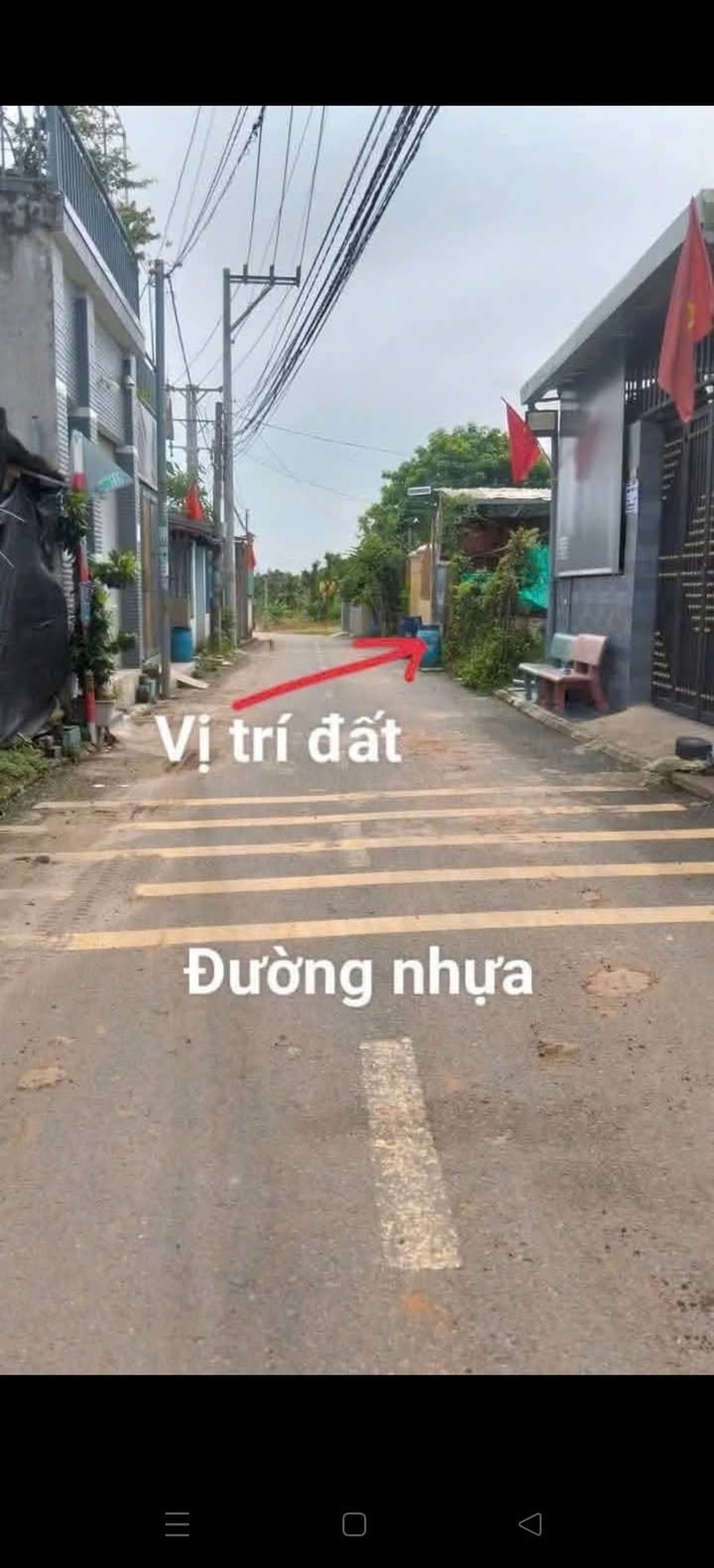 Đất thổ cư mặt tiền đường nhựa 72m² giá 2.45 tỷ - Xây dựng tự do!