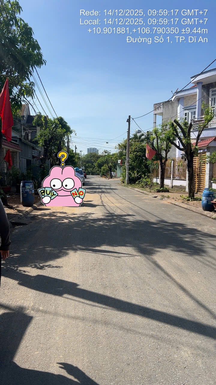 Đất nền 100m² tại Đông Hòa Dĩ An - Giá chỉ 4.95 tỷ, vị trí đắc địa!