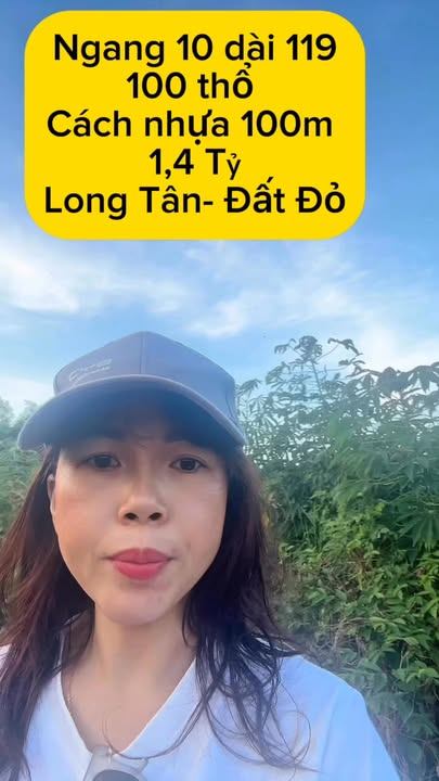 Đất thổ cư 1200m² tại Long Tân, Đất Đỏ giá 1,4 tỷ - Cơ hội đầu tư sinh lời!