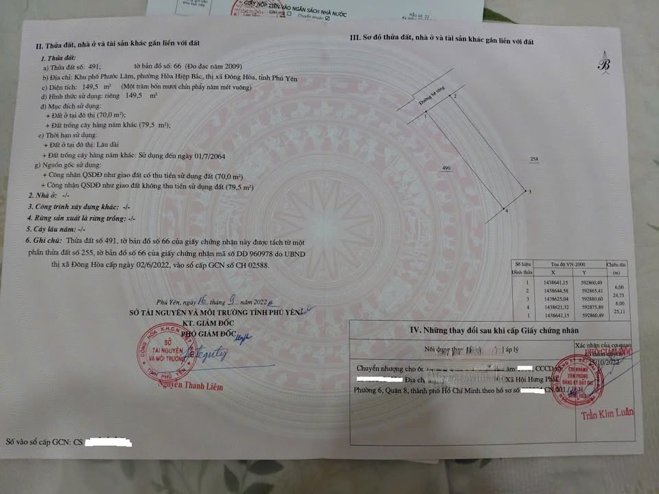 Đất thổ cư 150m² tại Hòa Hiệp, Đông Hòa - Giá chỉ 1.1 tỷ, thương lượng ngay!