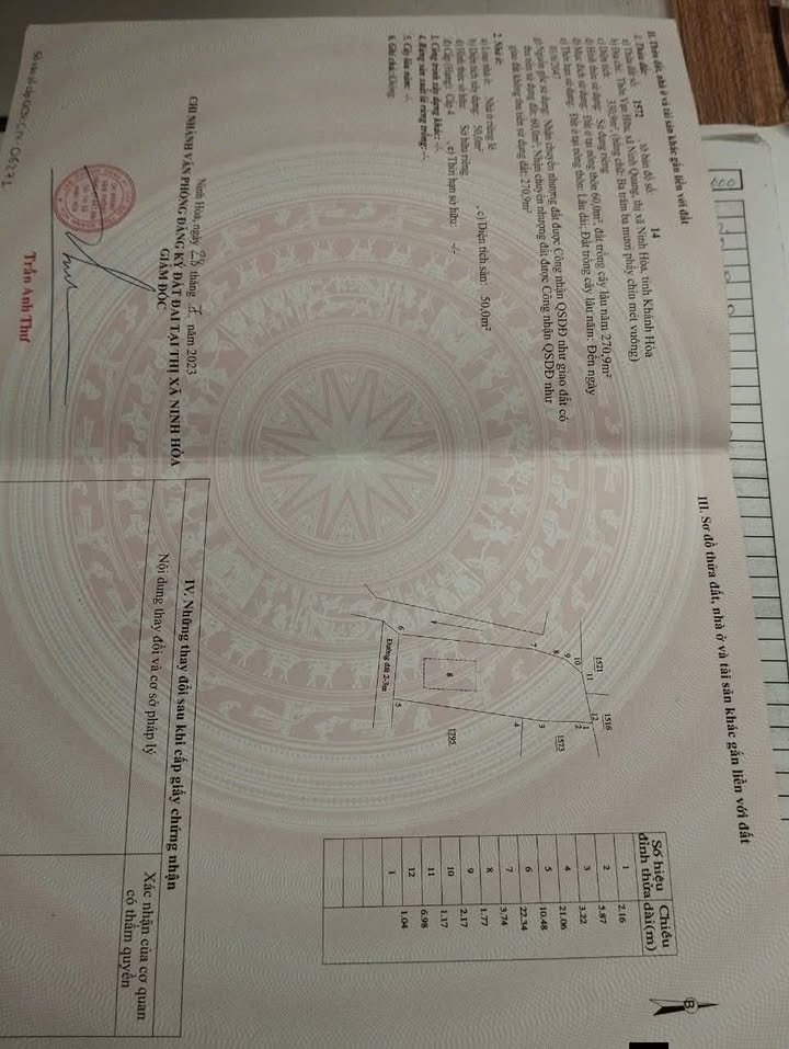 Đất thổ cư 330.9m² Thôn Vạn Hữu, Khánh Hòa chỉ 899 triệu - Bán gấp chính chủ!