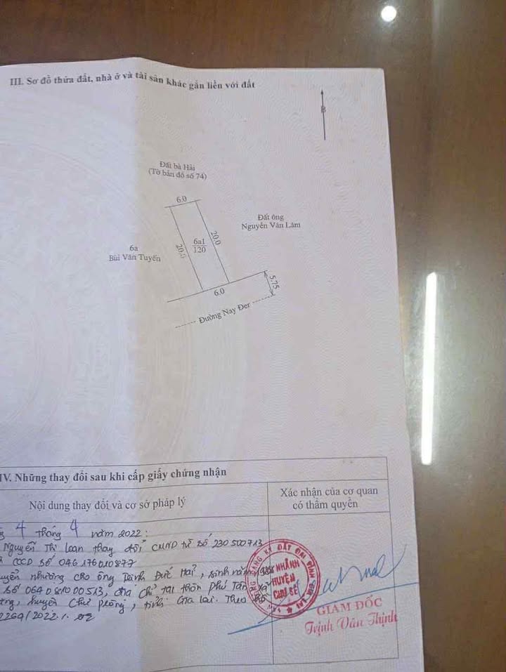 Đất nền Chư Sê 6m² giá Thỏa thuận - Đất thoáng sáng, vị trí đẹp!