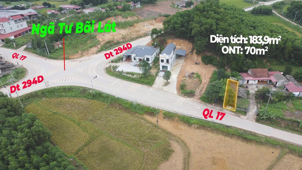 Đất nền mặt tiền Quốc lộ 17, Tam Tiến 184m² giá chỉ 1.1 tỷ - Đầu tư sinh lời ngay!