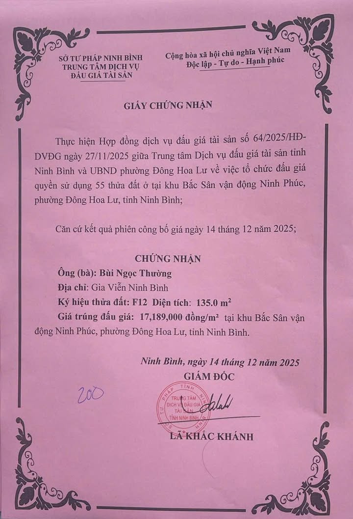 Đất Ninh Phúc, Ninh Bình 135m² giá 2.7 tỷ - Cơ hội đầu tư không thể bỏ lỡ!