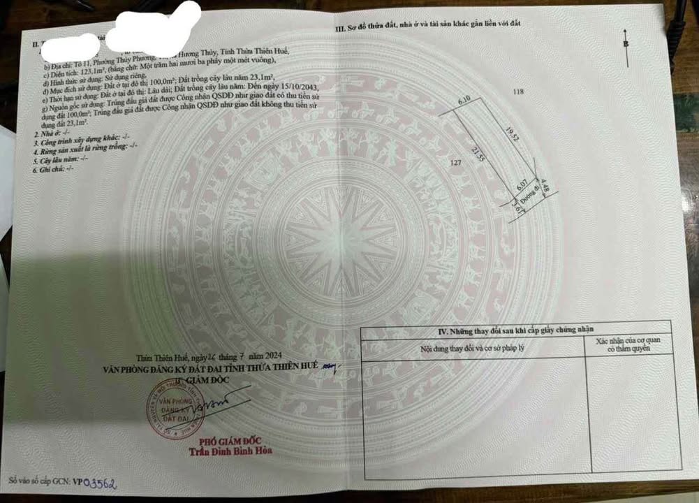 Đất Mặt Tiền Ngô Thế Vinh, Thủy Phương 123m² giá 1.5 tỷ - Đầu tư sinh lời ngay!