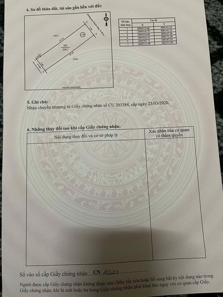 Lô đất Hưng Lộc 205m² giá 6.153 tỷ - Pháp lý rõ ràng, sẵn sàng xây dựng!