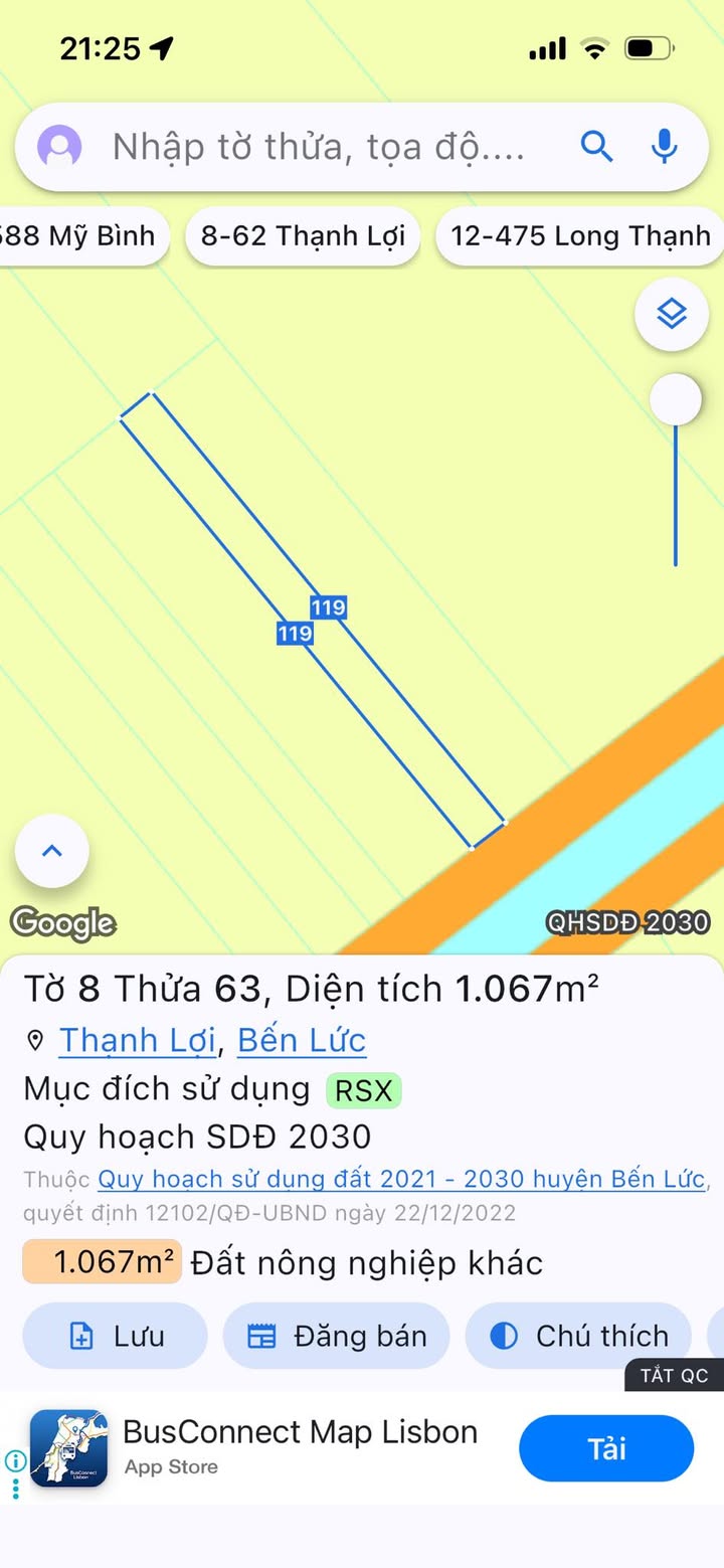 Đất nền 1000m² Thạnh Lợi Bến Lức chỉ 480 triệu - Đường ô tô vào tận nơi!
