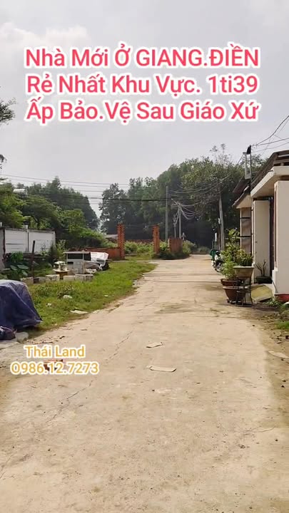 Nhà mới 100m² tại xã Giang Điền, 1.39 tỷ - Chính chủ bán gấp!