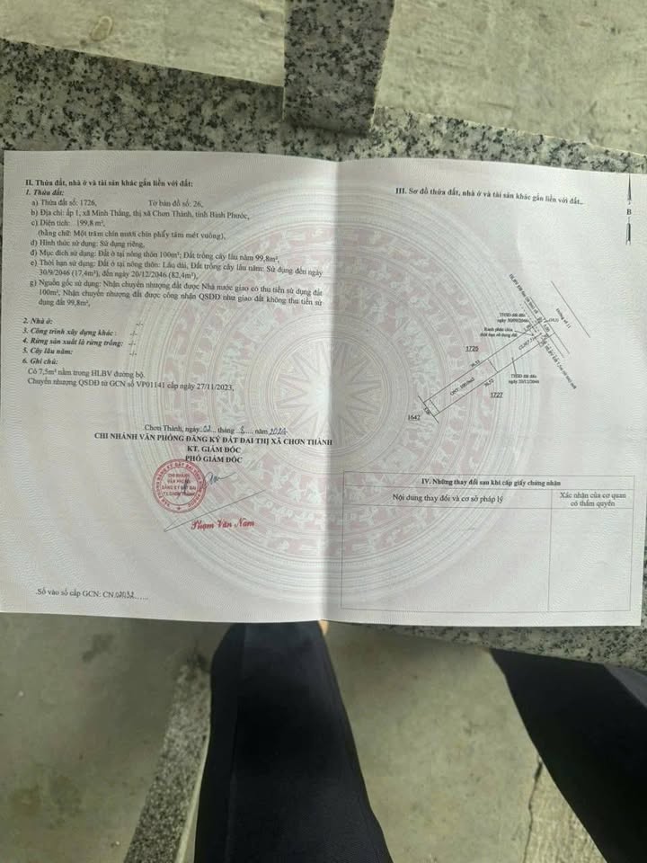 Đất thổ cư 200m² tại Minh Thắng, Chơn Thành - Giá chỉ 680 triệu, đầu tư sinh lời ngay!