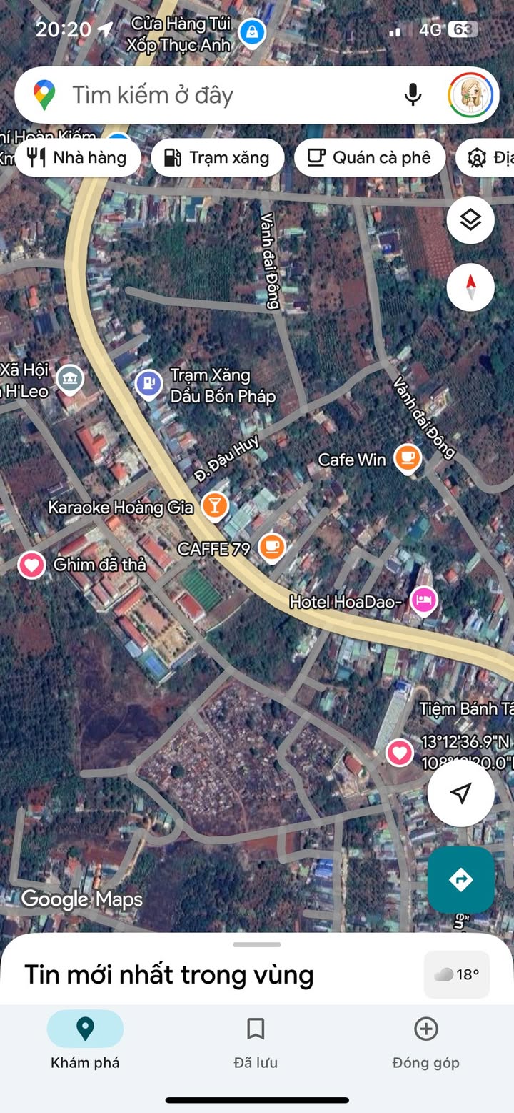 Đất nền đẹp tại xã Eađrăng, Đắk Lắk 390m² giá 3.362 tỷ - Đầu tư sinh lời khả thi!