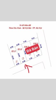 Đất thổ cư Hiền Ninh, Sóc Sơn 83m² giá thỏa thuận - Mặt tiền rộng ô tô đậu thoải mái!
