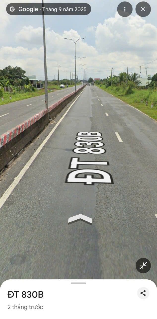 Đất mặt tiền đường Tỉnh Lộ 830, Long Sơn, Cần Đước 4500m² - Phù hợp kinh doanh đa ngành!